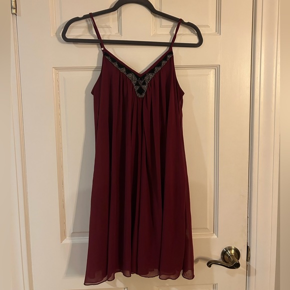 Express Dresses Red Express Semi Formal Dress With Sequins Poshmark